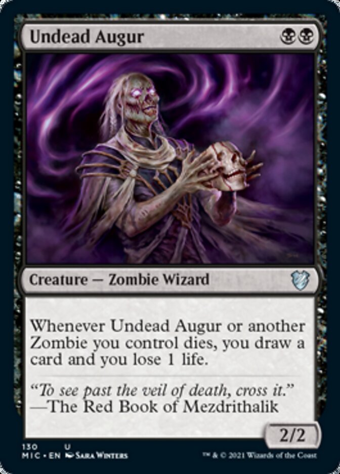 Undead Augur [Innistrad: Midnight Hunt Commander] | Golgari Games