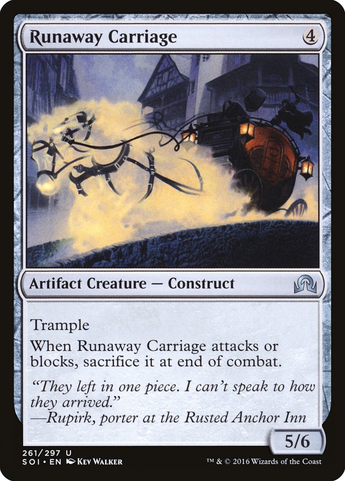 Runaway Carriage [Shadows over Innistrad] | Golgari Games