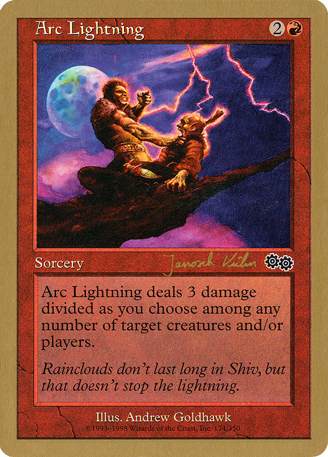 Arc Lightning (Janosch Kuhn) [World Championship Decks 2000] | Local Legends