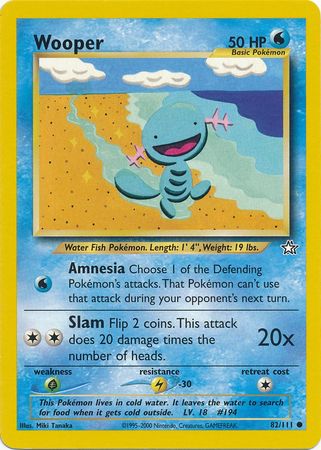 Wooper (82/111) [Neo Genesis Unlimited] | Golgari Games