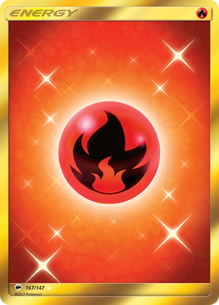 Fire Energy (167/147) [Sun & Moon: Burning Shadows] | Golgari Games