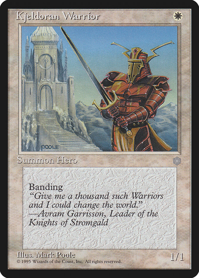 Kjeldoran Warrior [Ice Age] | Local Legends