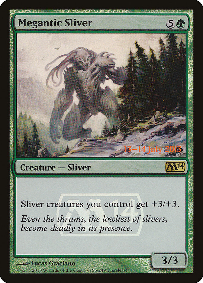 Megantic Sliver [Magic 2014 Prerelease Promos] | Local Legends