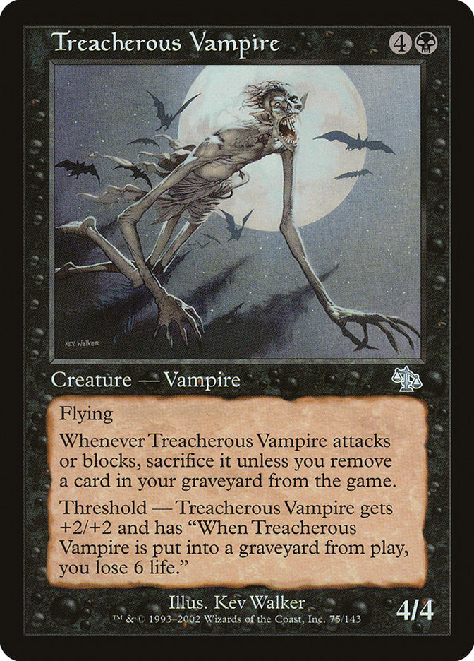 Treacherous Vampire [Judgment] | Local Legends