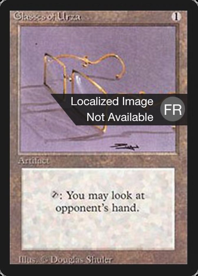 Glasses of Urza [Foreign Black Border] | Golgari Games