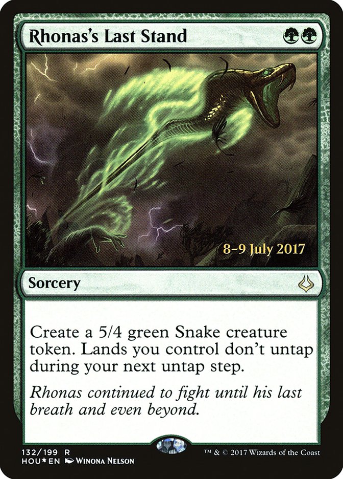 Rhonas's Last Stand [Hour of Devastation Prerelease Promos] | Local Legends