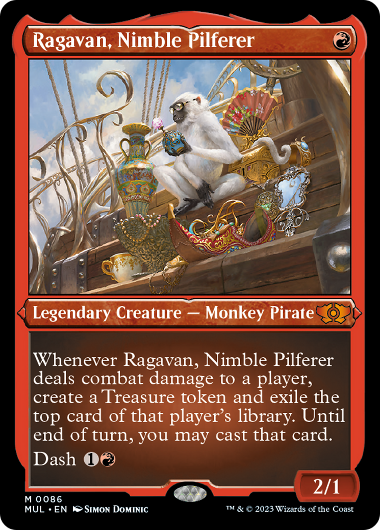 Ragavan, Nimble Pilferer (Foil Etched) [Multiverse Legends] | Golgari Games