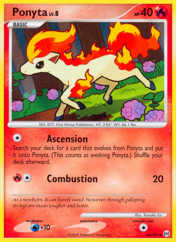 Ponyta (46/99) [Platinum: Arceus] | Golgari Games