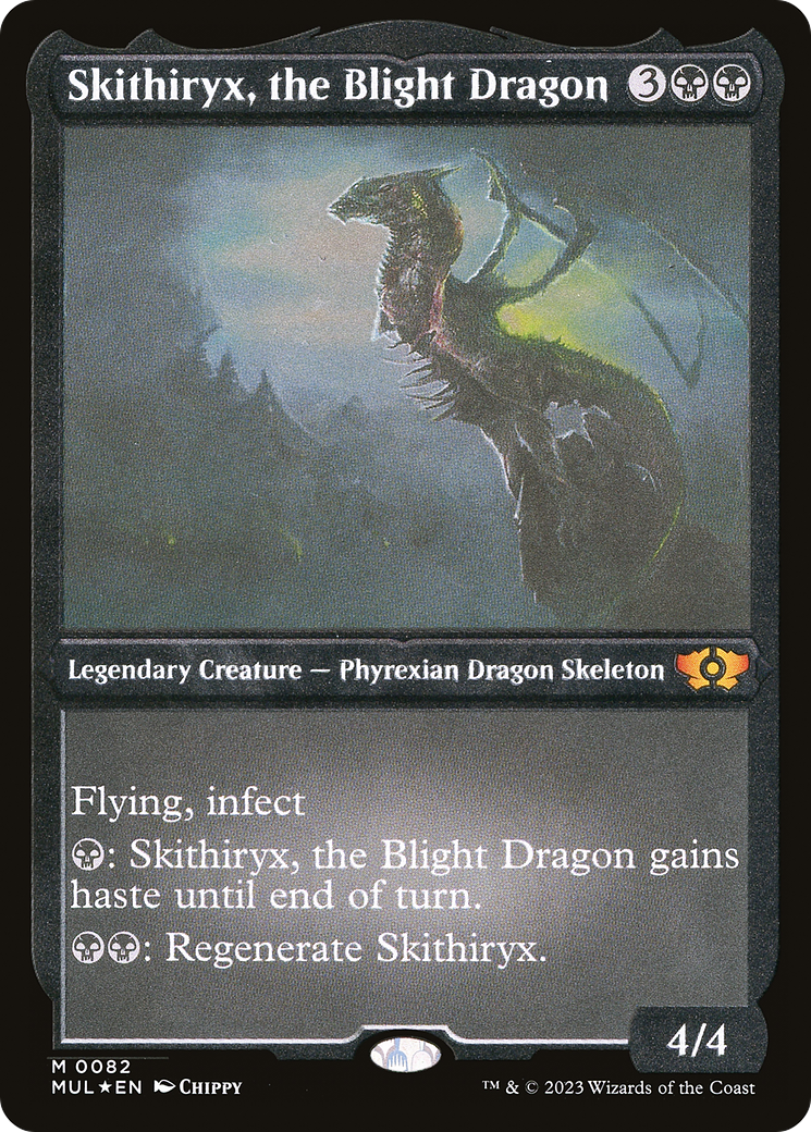 Skithiryx, the Blight Dragon (Foil Etched) [Multiverse Legends] | Local Legends
