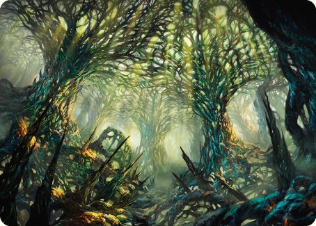 The Hunter Maze Art Card [Phyrexia: All Will Be One Art Series] | Local Legends