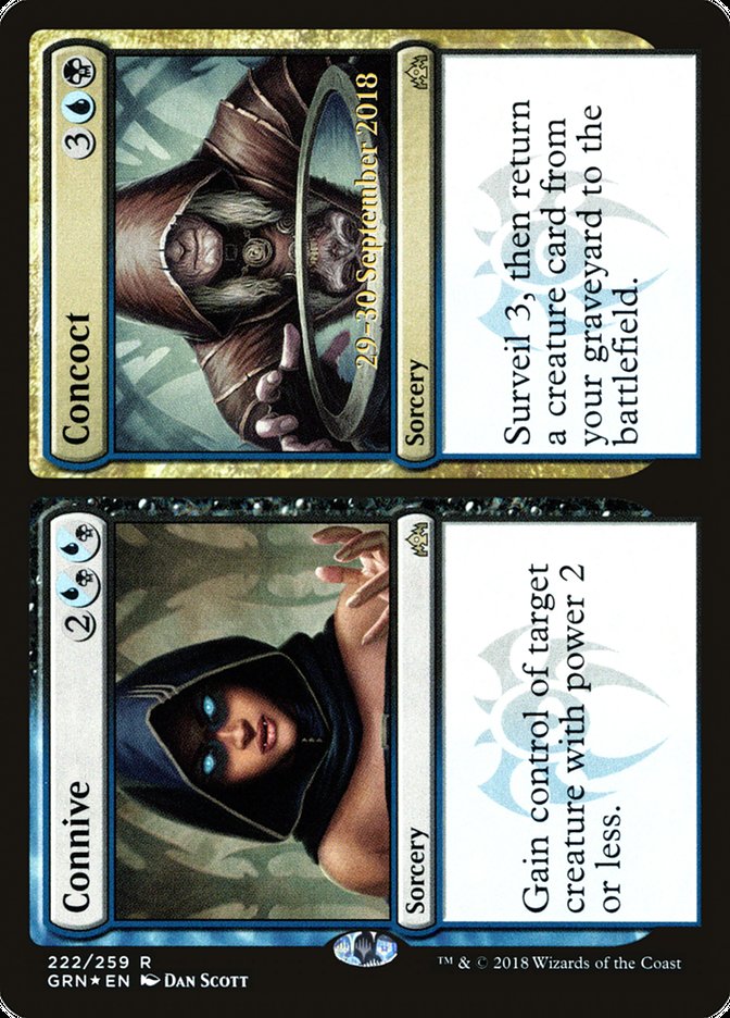 Connive // Concoct [Guilds of Ravnica Prerelease Promos] | Local Legends