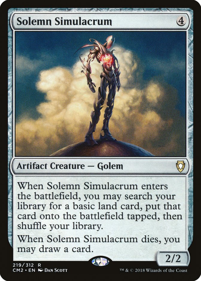 Solemn Simulacrum (219/312) [Commander Anthology Volume II] | Golgari Games