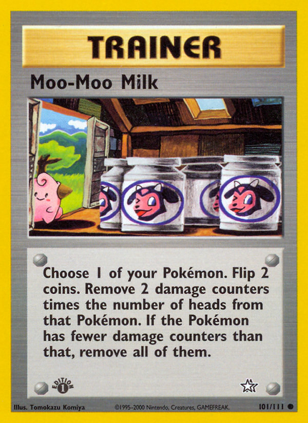 Moo-Moo Milk (101/111) [Neo Genesis 1st Edition] | Golgari Games