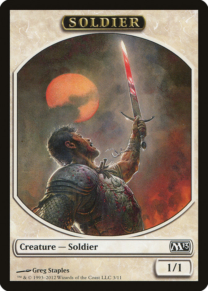 Soldier Token [Magic 2013 Tokens] | Local Legends