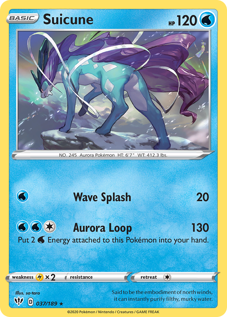 Suicune (037/189) [Sword & Shield: Darkness Ablaze] | Golgari Games