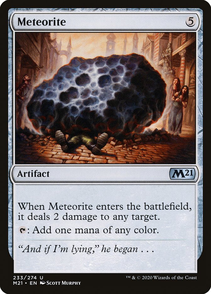 Meteorite [Core Set 2021] | Local Legends