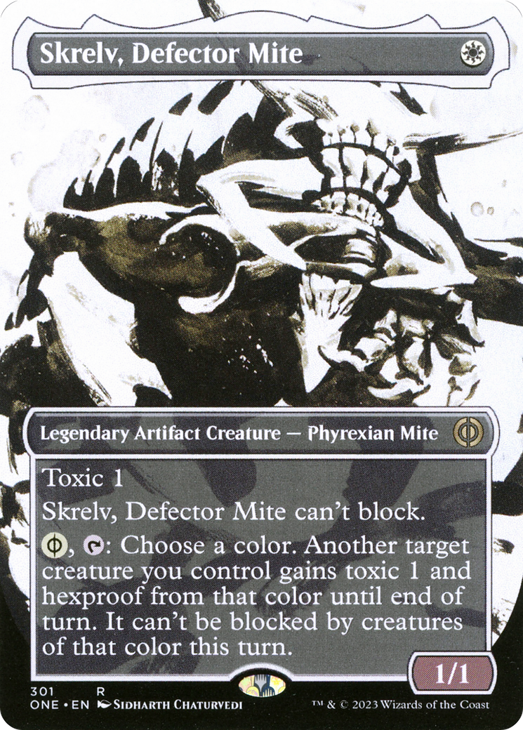 Skrelv, Defector Mite (Borderless Ichor) [Phyrexia: All Will Be One] | Golgari Games