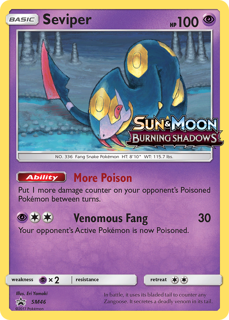 Seviper (SM46) [Sun & Moon: Black Star Promos] | Golgari Games