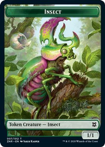 Beast // Insect Double-sided Token [Challenger Decks 2021 Tokens] | Golgari Games