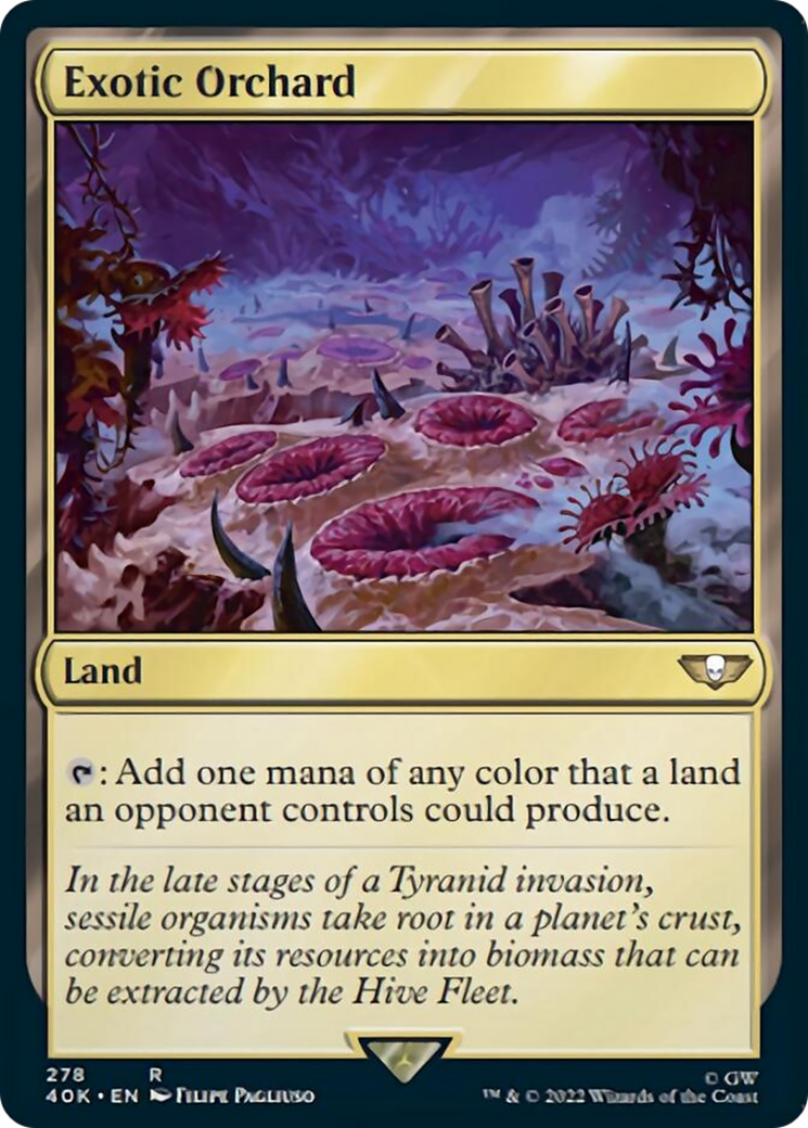 Exotic Orchard (Surge Foil) [Universes Beyond: Warhammer 40,000] | Local Legends