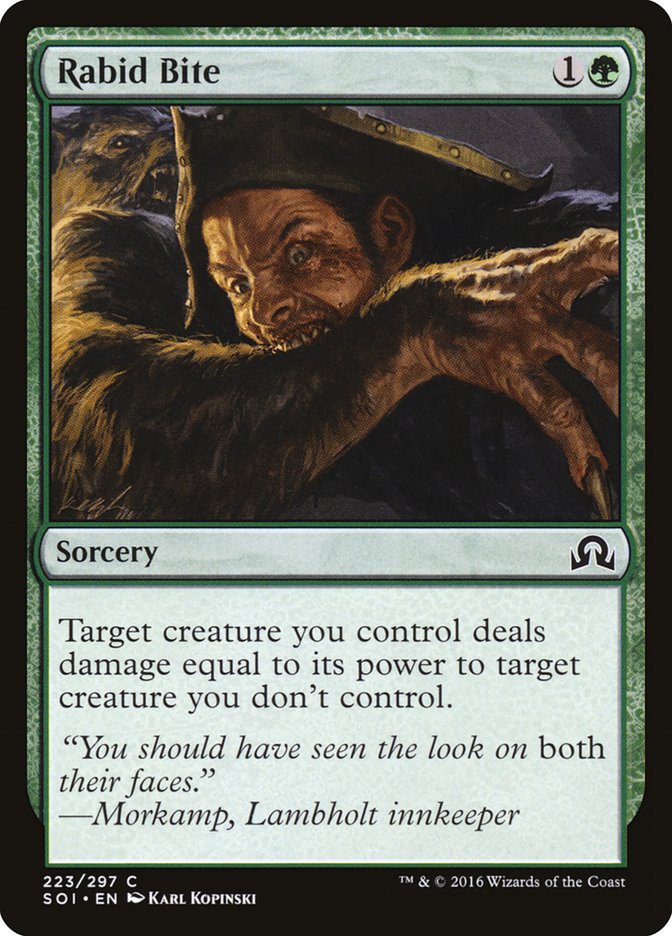 Rabid Bite [Shadows over Innistrad] | Local Legends