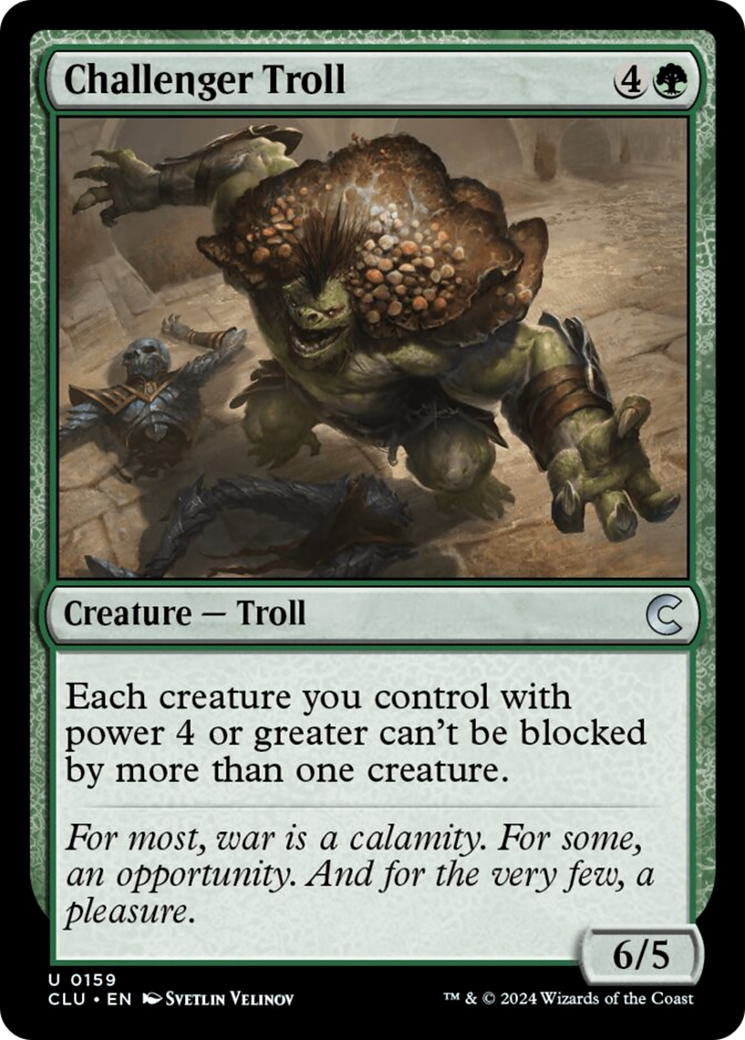 Challenger Troll [Ravnica: Clue Edition] | Local Legends