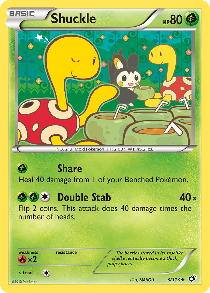 Shuckle (3/113) [Black & White: Legendary Treasures] | Local Legends