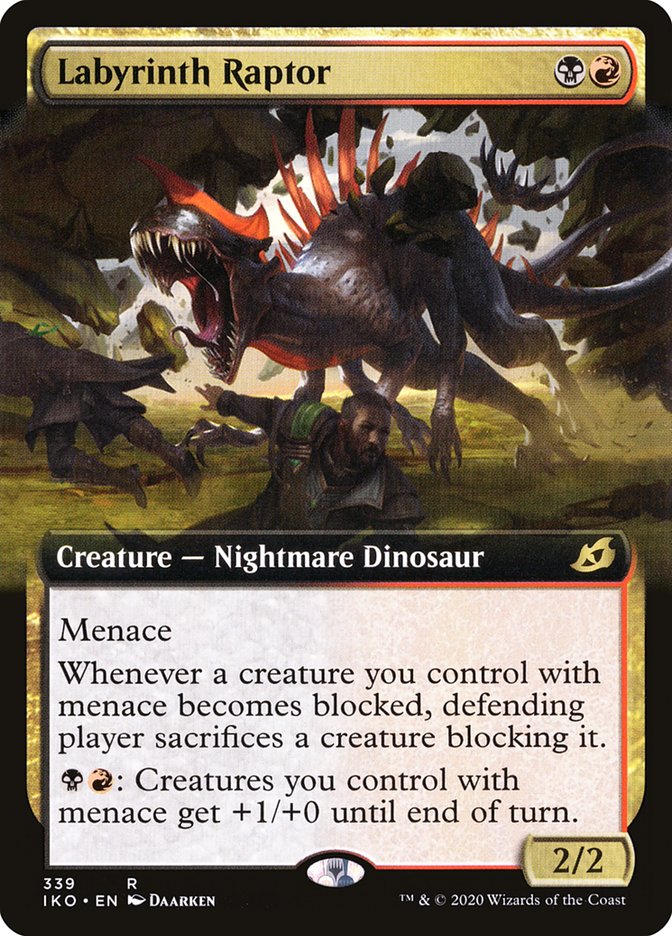 Labyrinth Raptor (Extended Art) [Ikoria: Lair of Behemoths] | Local Legends