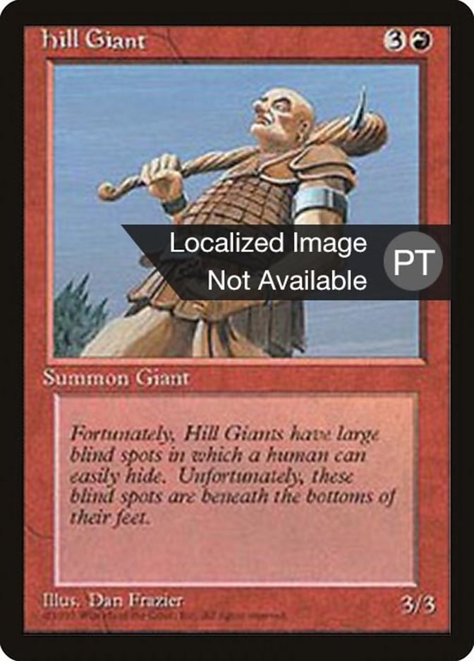 Hill Giant [Fourth Edition (Foreign Black Border)] | Local Legends