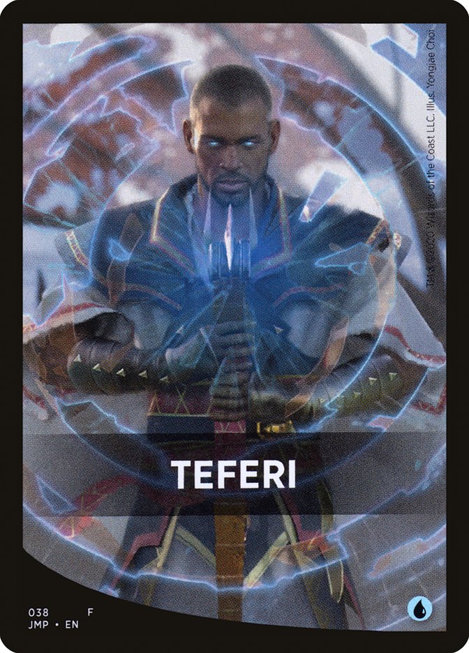 Teferi Theme Card [Jumpstart Front Cards] | Local Legends