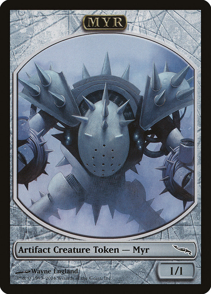 Myr Token [Magic Player Rewards 2004] | Golgari Games