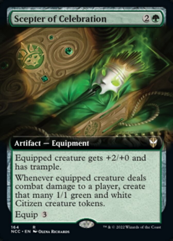 Scepter of Celebration (Extended Art) [Streets of New Capenna Commander] | Local Legends