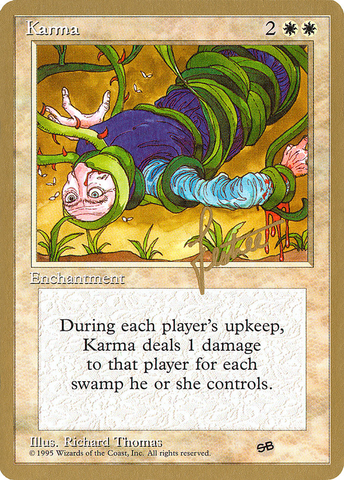Karma (Bertrand Lestree) (SB) [Pro Tour Collector Set] | Local Legends