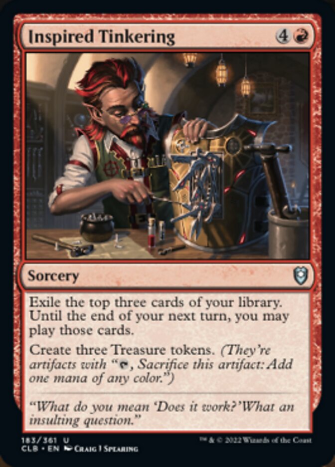 Inspired Tinkering [Commander Legends: Battle for Baldur's Gate] | Local Legends