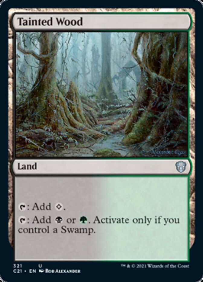 Tainted Wood [Commander 2021] | Local Legends