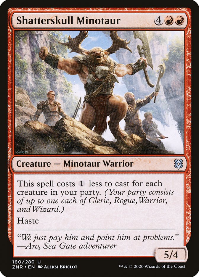 Shatterskull Minotaur [Zendikar Rising] | Local Legends