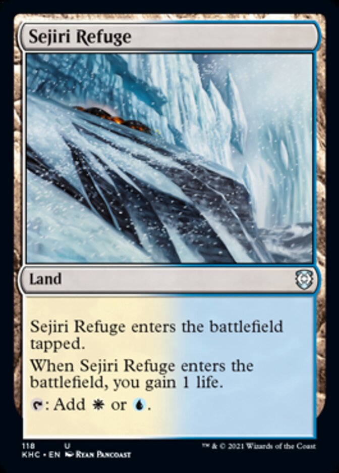 Sejiri Refuge [Kaldheim Commander] | Golgari Games