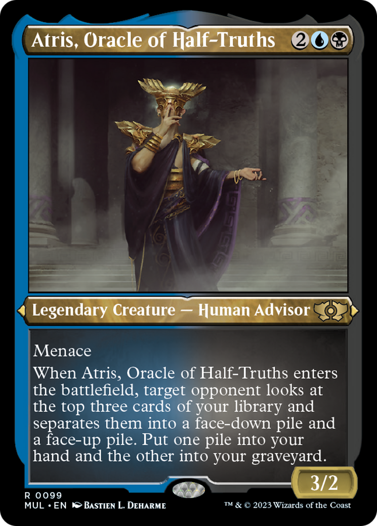 Atris, Oracle of Half-Truths (Foil Etched) [Multiverse Legends] | Golgari Games