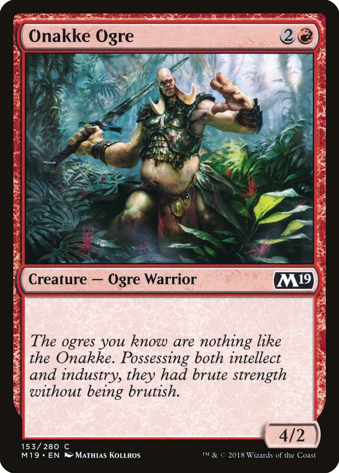 Onakke Ogre [Core Set 2019] | Golgari Games