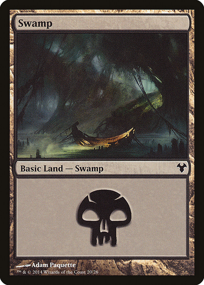 Swamp (20) [Modern Event Deck 2014] | Golgari Games