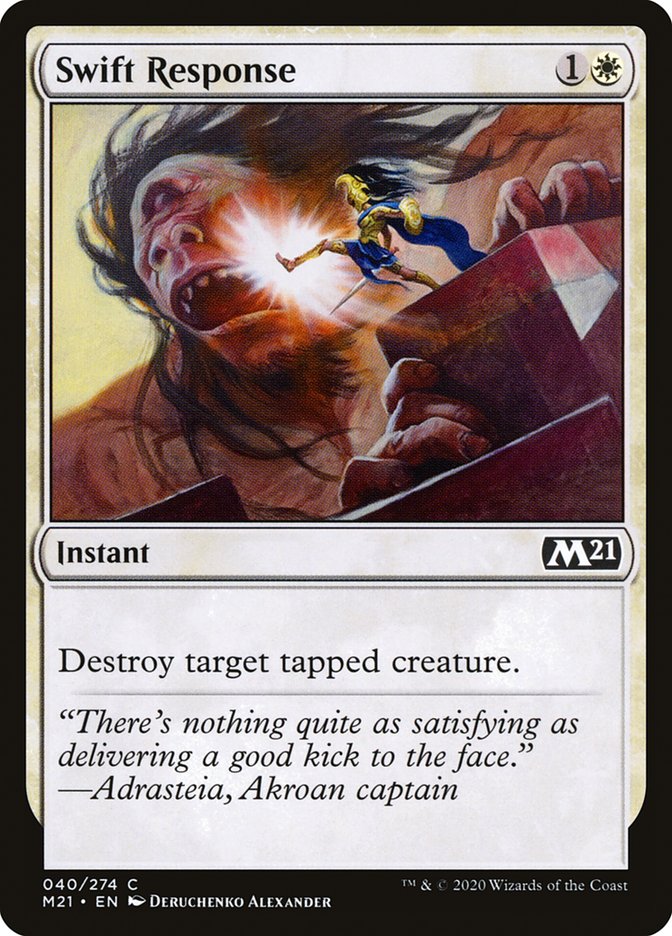 Swift Response [Core Set 2021] | Local Legends