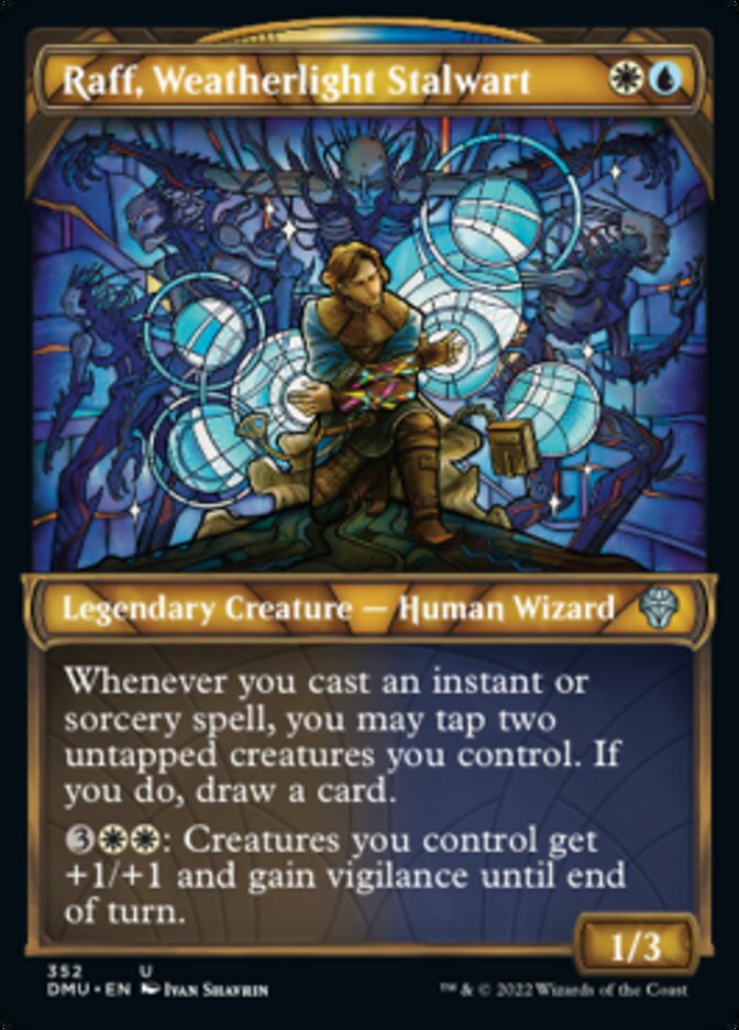 Raff, Weatherlight Stalwart (Showcase Textured) [Dominaria United] | Local Legends