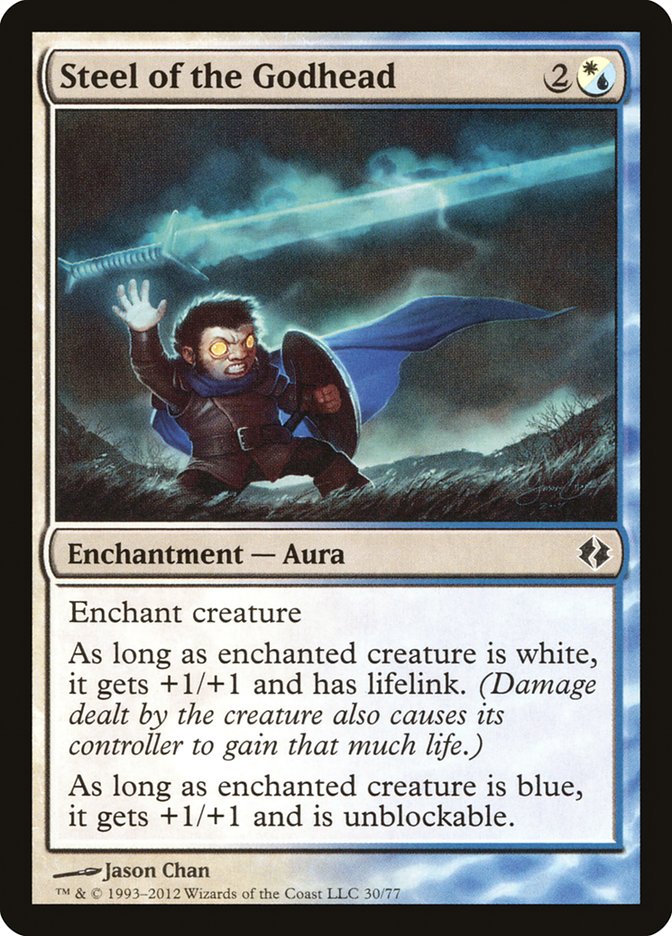 Steel of the Godhead [Duel Decks: Venser vs. Koth] | Local Legends