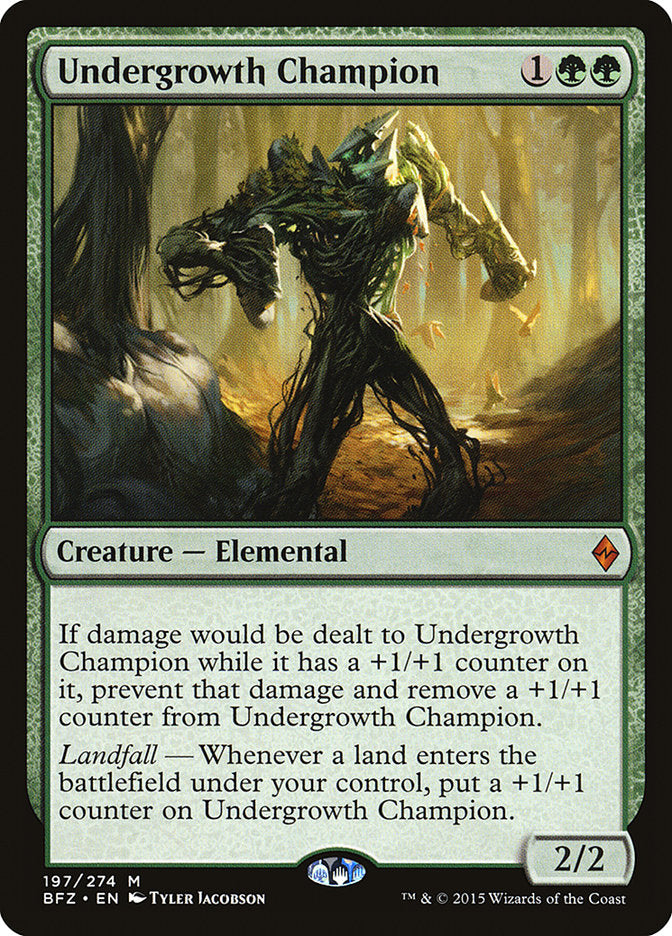 Undergrowth Champion [Battle for Zendikar] | Golgari Games