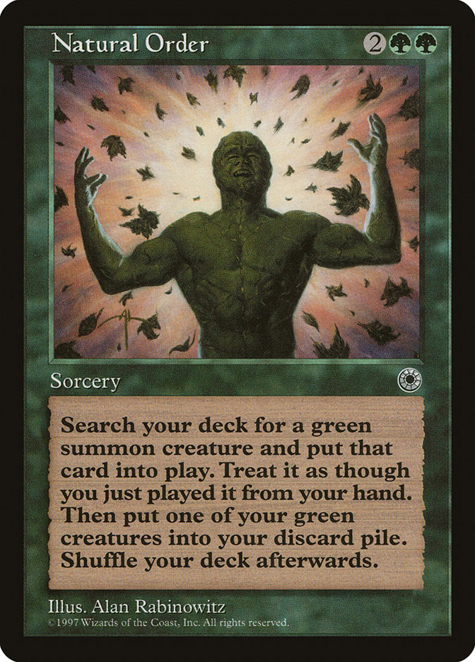 Natural Order [Portal] | Golgari Games