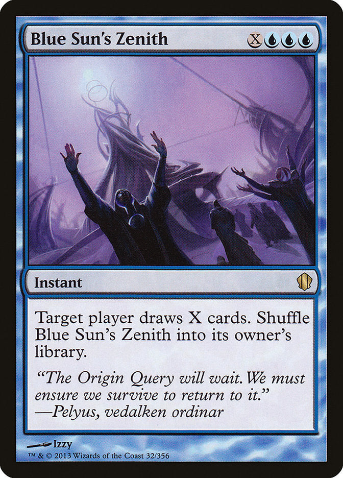 Blue Sun's Zenith [Commander 2013] | Golgari Games