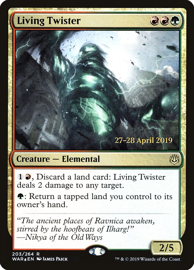 Living Twister [War of the Spark Prerelease Promos] | Golgari Games