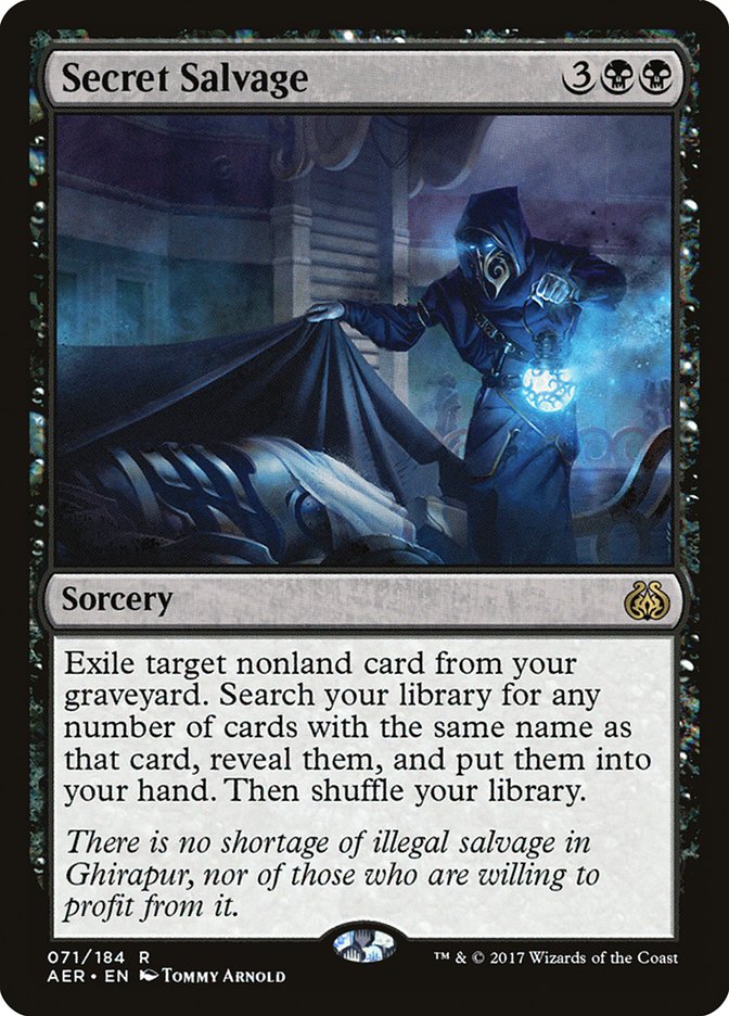 Secret Salvage [Aether Revolt] | Local Legends