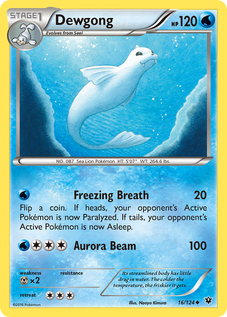 Dewgong (16/124) [XY: Fates Collide] | Golgari Games