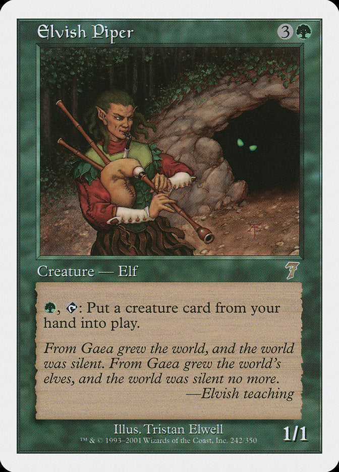 Elvish Piper [Seventh Edition] | Golgari Games